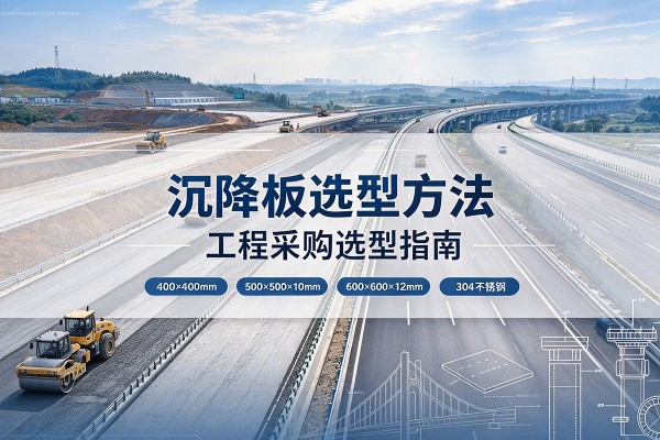 雨湖沉降板选择方法