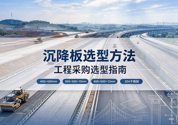 雨湖沉降板选择方法